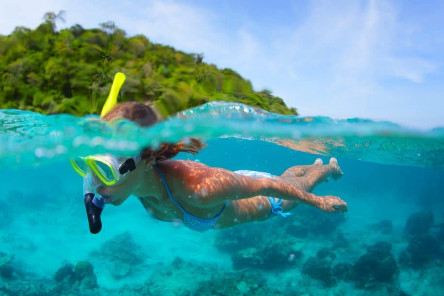 Snorkeling Blue Bay Mauritius